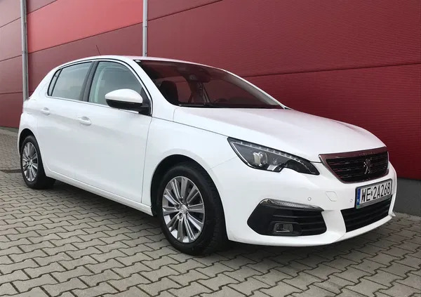 peugeot Peugeot 308 cena 54900 przebieg: 87211, rok produkcji 2020 z Zabrze